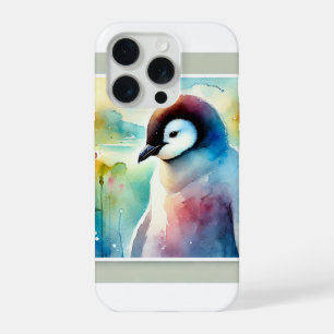 Penguin Harmony 051124AREF132 - Watercolor iPhone 15 Pro Case