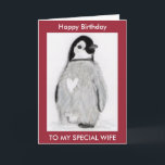PENGUIN HEART BIRTHDAY FOR ANYONE! PERSONALISE CARD<br><div class="desc">I HAVE CREATED THIS LOVELY GREETINGS BIRTHDAY CARD WHICH WOULD BE SUITABLE FOR ANYONE.  ALL TEXT CAN BE PERSONALISED. MY UNIQUE ARTWORK ONLY AVAILABLE HERE.  PLEASE TAKE A LOOK AT MY MATCHING ITEMS.</div>