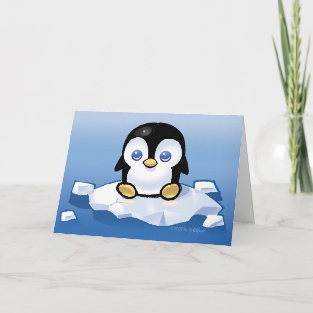 Penguin Holiday Card (Front)