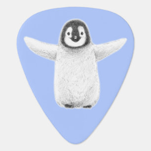 Penguin Hug Guitar Pick