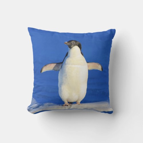 Penguin Hug Throw Pillow