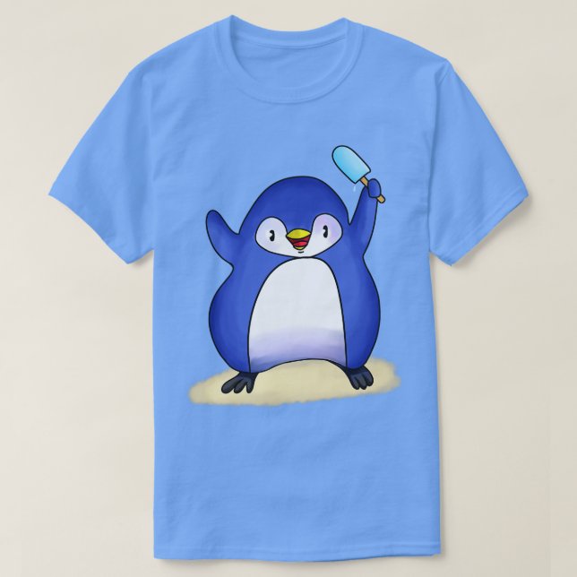 Penguin Ice Cream T-Shirt (Design Front)