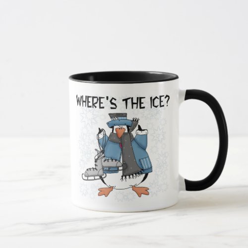 Penguin Ice Skating Mug