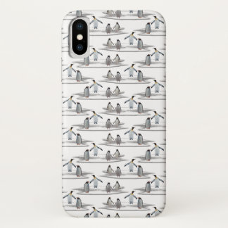 Penguin Iceberg Party iPhone X Case(choose colour) Case