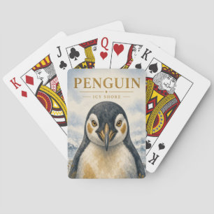 Penguin Icy Shore Wildlife Poker Cards