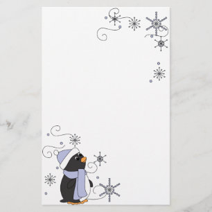 Penguin in Awe Stationery