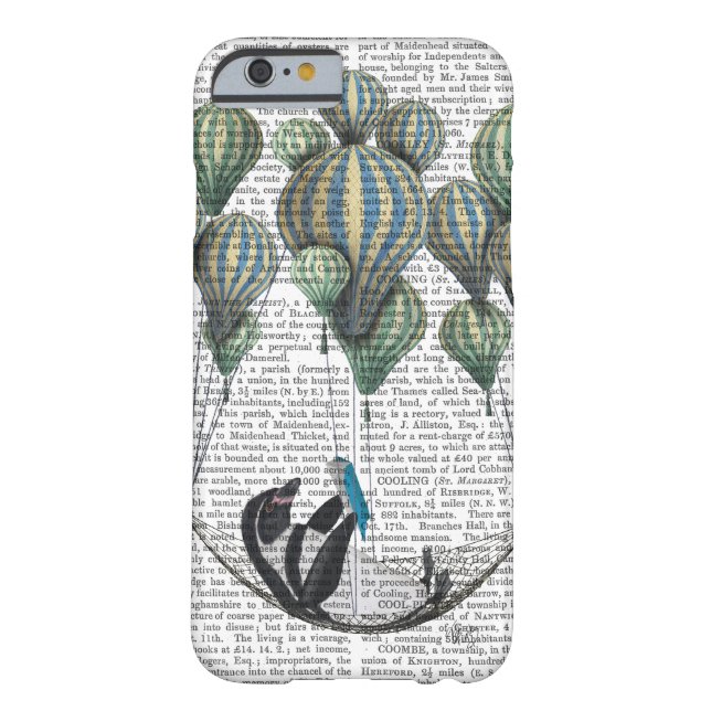Penguin in Hammock Balloon Case-Mate iPhone Case (Back)