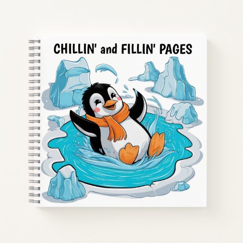 Penguin in Ice Notebook