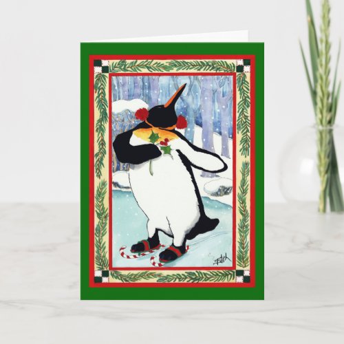 PENGUIN IN LOVE HOLIDAY CARD