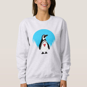 Penguin in Nature Sweatshirt