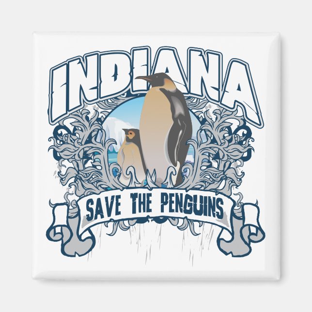 Penguin Indiana Magnet (Front)