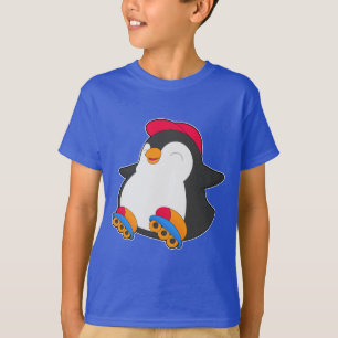 Penguin Inline skating Inline skates Sports T-Shirt