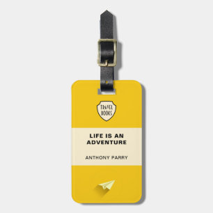 Penguin-inspired Book Cover Luggage Tag