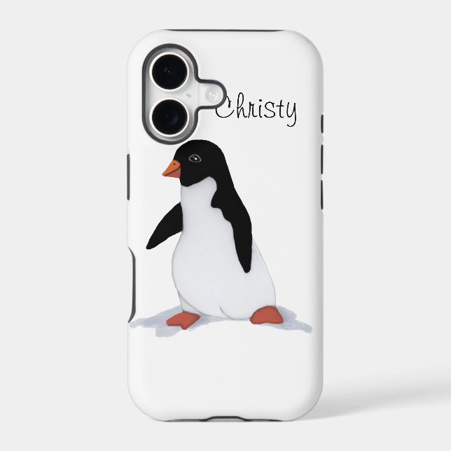 Penguin  iphone case (Back)