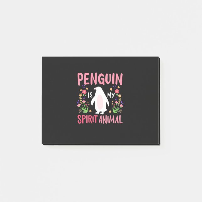 Penguin Is My Spirit Animal Post-it Notes (Front)