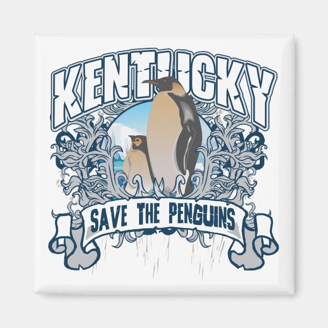 Penguin Kentucky Magnet (Front)