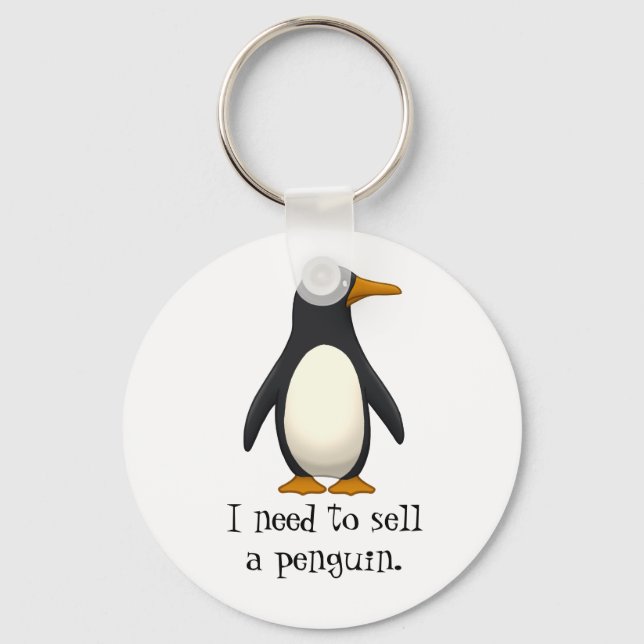 Penguin Keychain (Front)