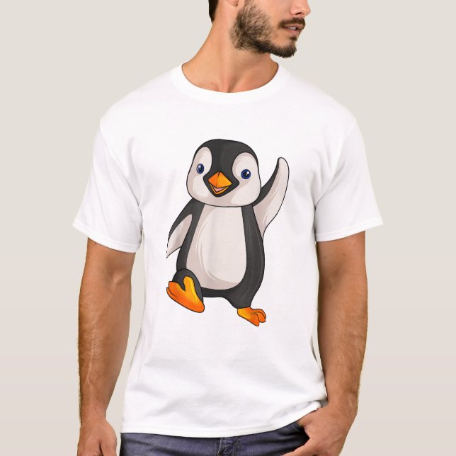 Penguin Kids Boys Girls Women men T-Shirt (Front)