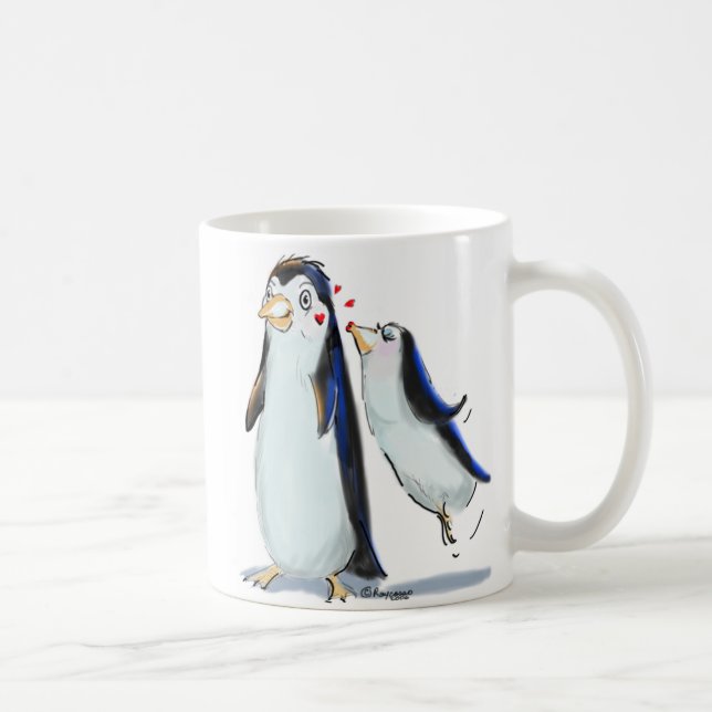 PeNgUiN KiSs Coffee Mug (Right)