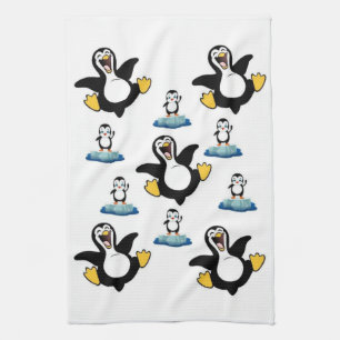 Penguin Kitchen Hand Towel