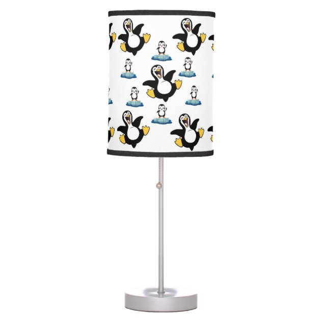 Canvas  Penguin Lampshade 
