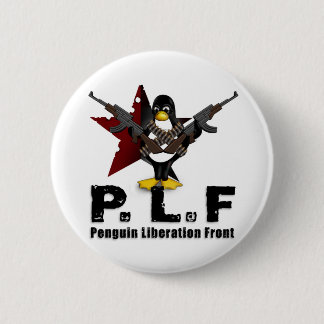 Penguin Liberation Front Pinback Button