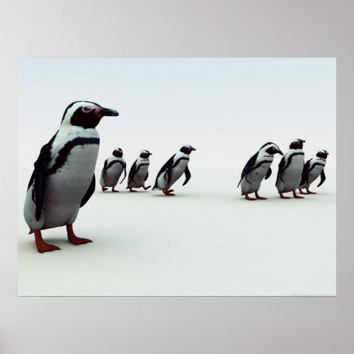 Penguin Line_Up Poster