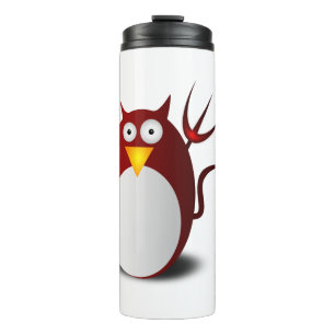 Penguin Linux Tux Ubuntu Devil Trident Lucifer Thermal Tumbler