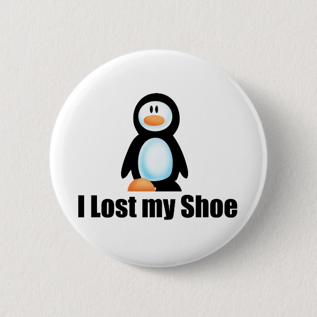 Penguin lost shoe copy button (Front)