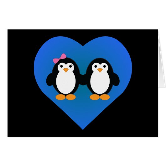 Penguin Love Cards (Front Horizontal)