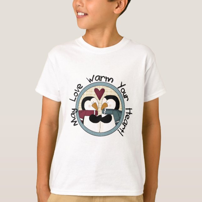 Penguin Love Holiday Tshirts and Gifts (Front)