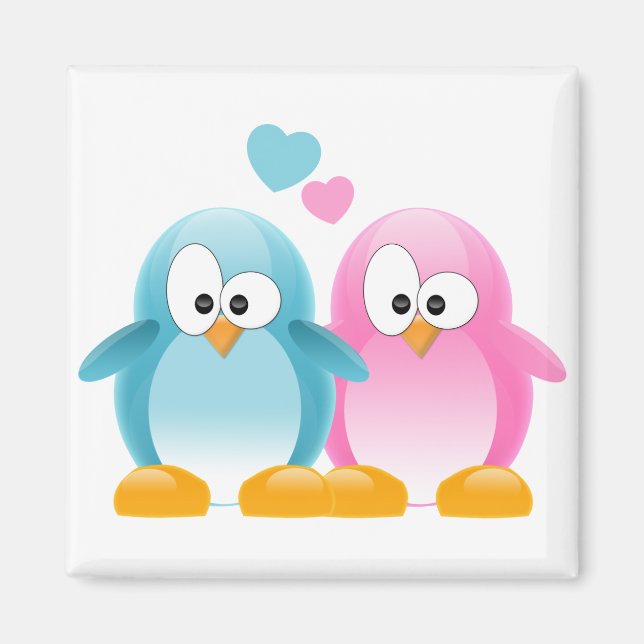 Penguin Love Magnet (Front)