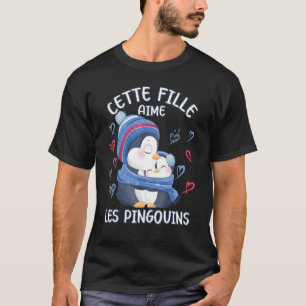 Penguin Love Mom Penguin And Baby Youth T-Shirt