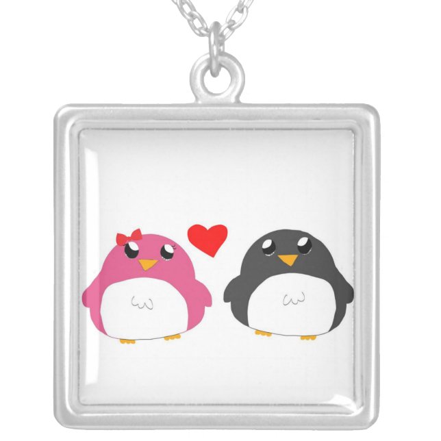 Penguin Love Necklace (Front)