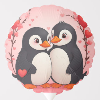 Penguin Love Party Balloon