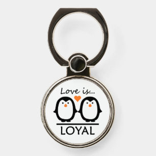 Penguin Love phone grip