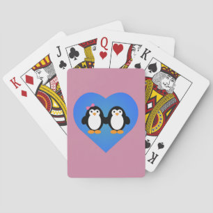 Penguin Love Poker Cards