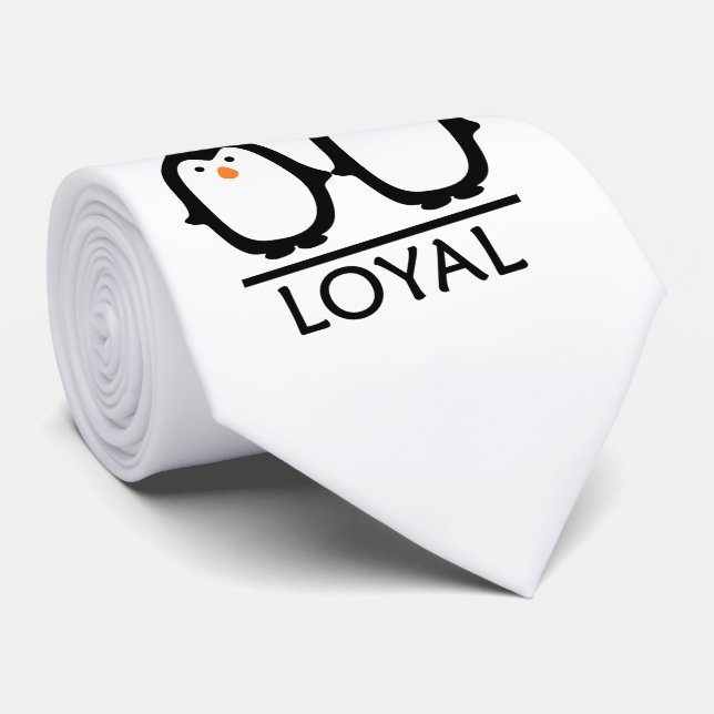 Penguin Love tie (Rolled)