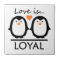 Penguin Love tile