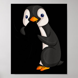 Penguin Lover Kids Girl Women Men Poster