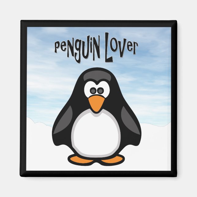 Penguin Lover Refridgerator Magnet (Front)