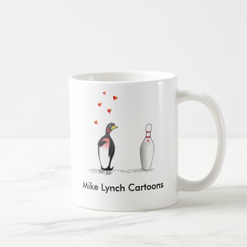 Penguin Loves Bowling Mug