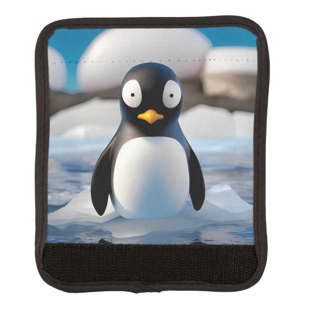 Penguin Luggage Handle Wrap (Front)