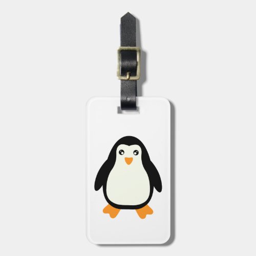 Penguin Luggage Tag