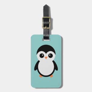Penguin luggage tag