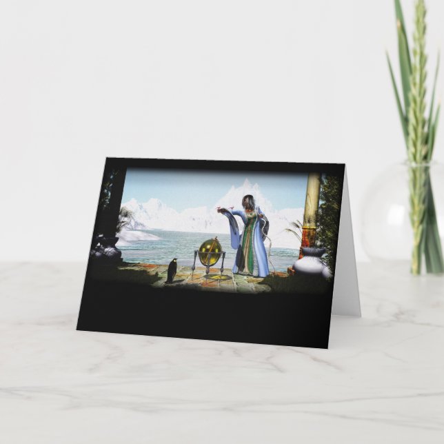 Penguin Magic and The Winter Witch Card (Front)