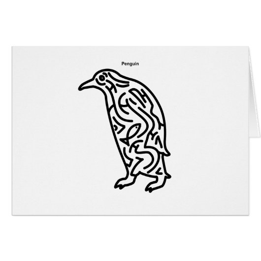 Penguin Maze Cards (Front Horizontal)