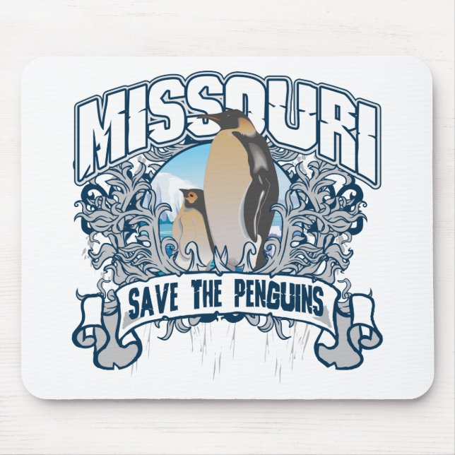 Penguin Missouri Mouse Pad (Front)