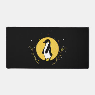 Penguin Moon Desk Mat