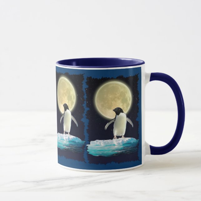 PENGUIN MOON Wildlife Supporter Drinking Mug (Right)